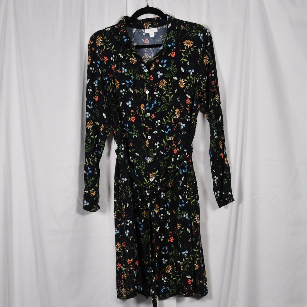 J Jill Floral Shirtdress Size M
